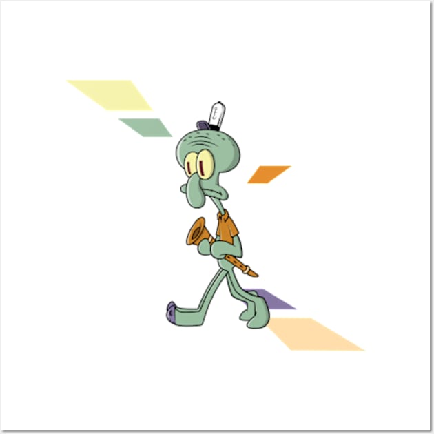 Squidward void Wall Art by Kelp Memes